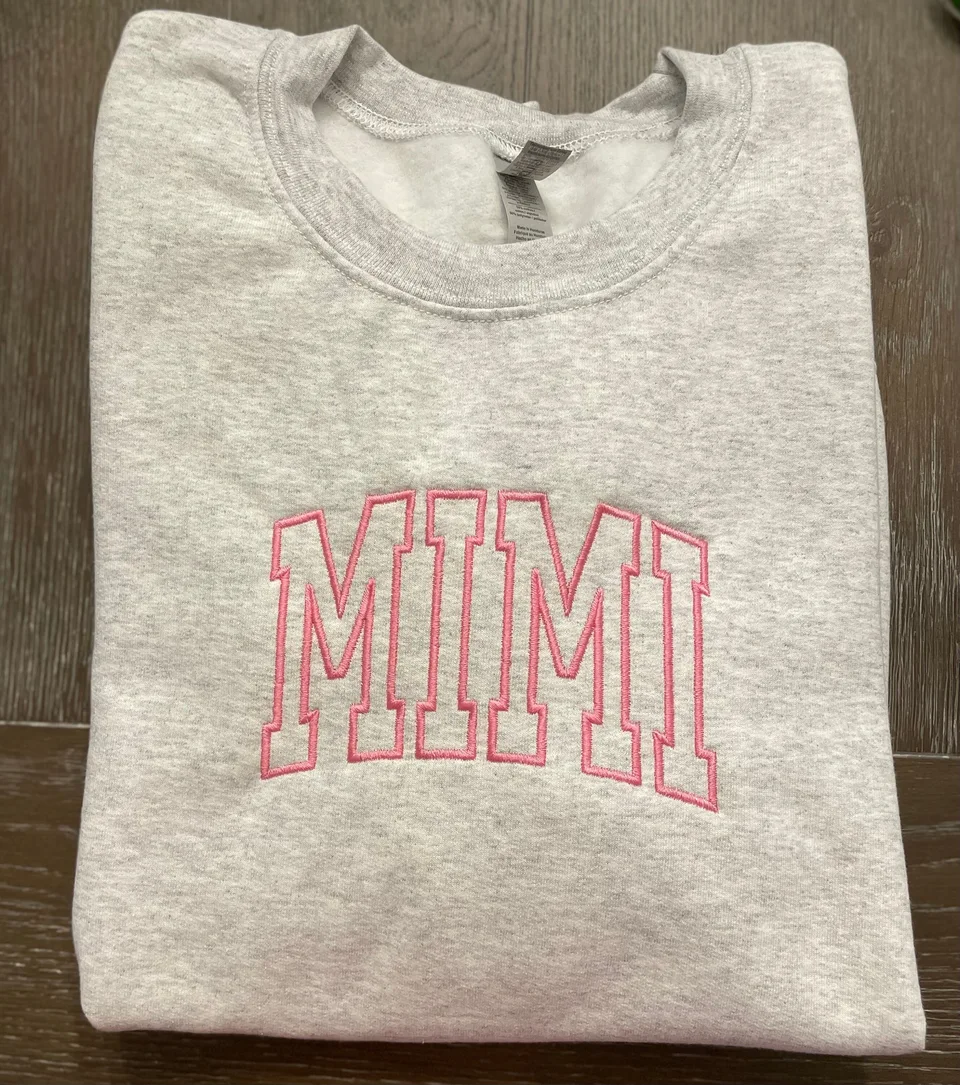 Custom Name Varisty Letter Crewneck — detail 5