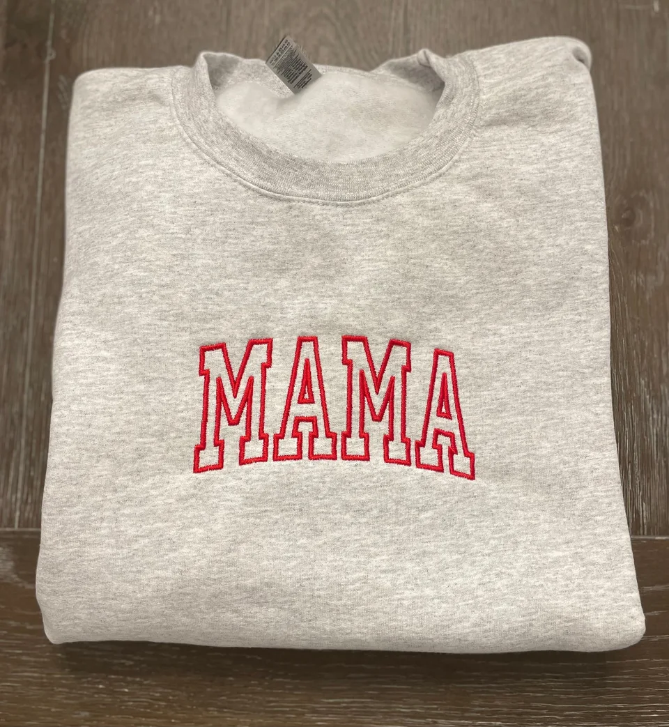 Custom Name Varisty Letter Crewneck — detail 2