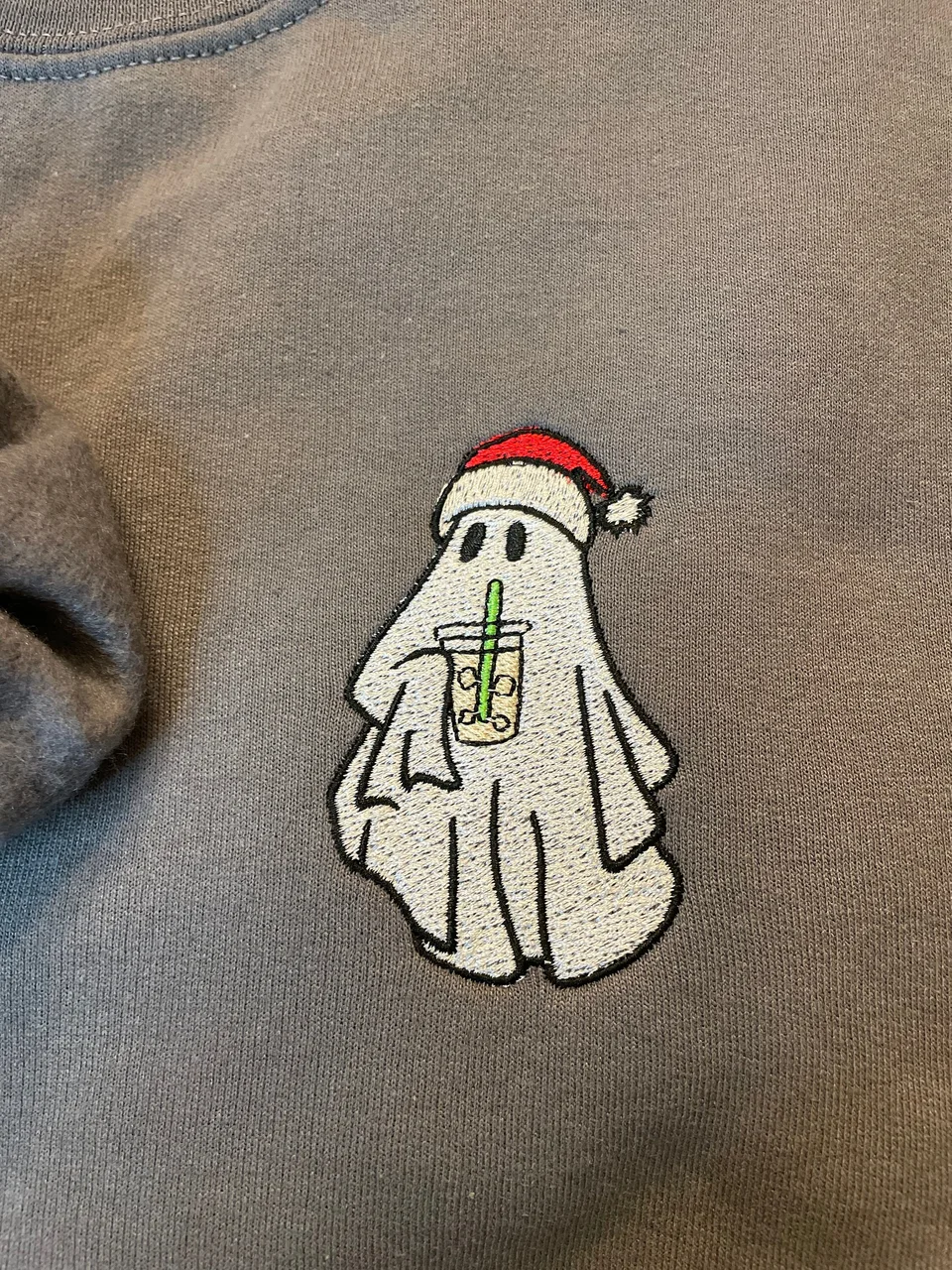 Christmas Ghostie Crewneck — detail 2
