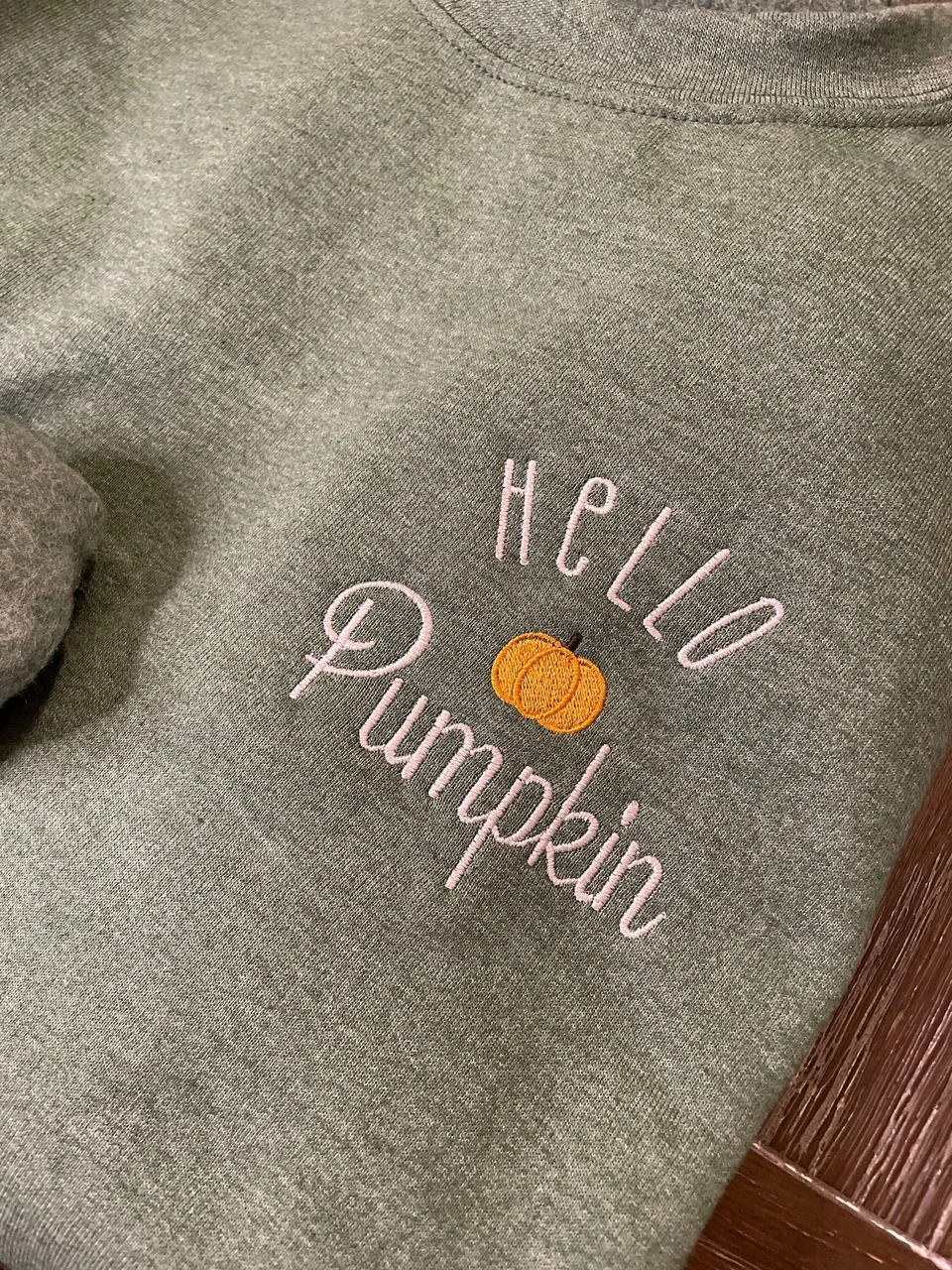 Hello Pumpkin Crewneck — detail 2