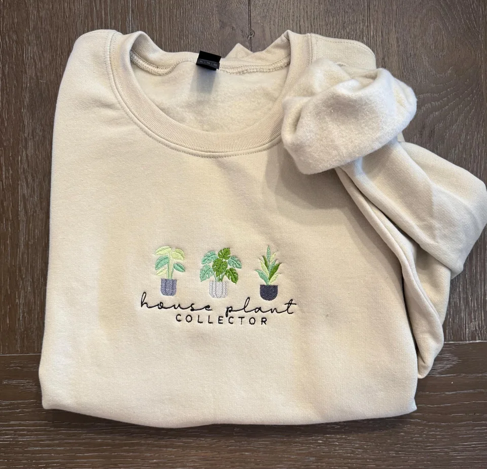 Houseplant Lover Sweatshirt: Plant Mom, Plant Dad Gift — detail 2